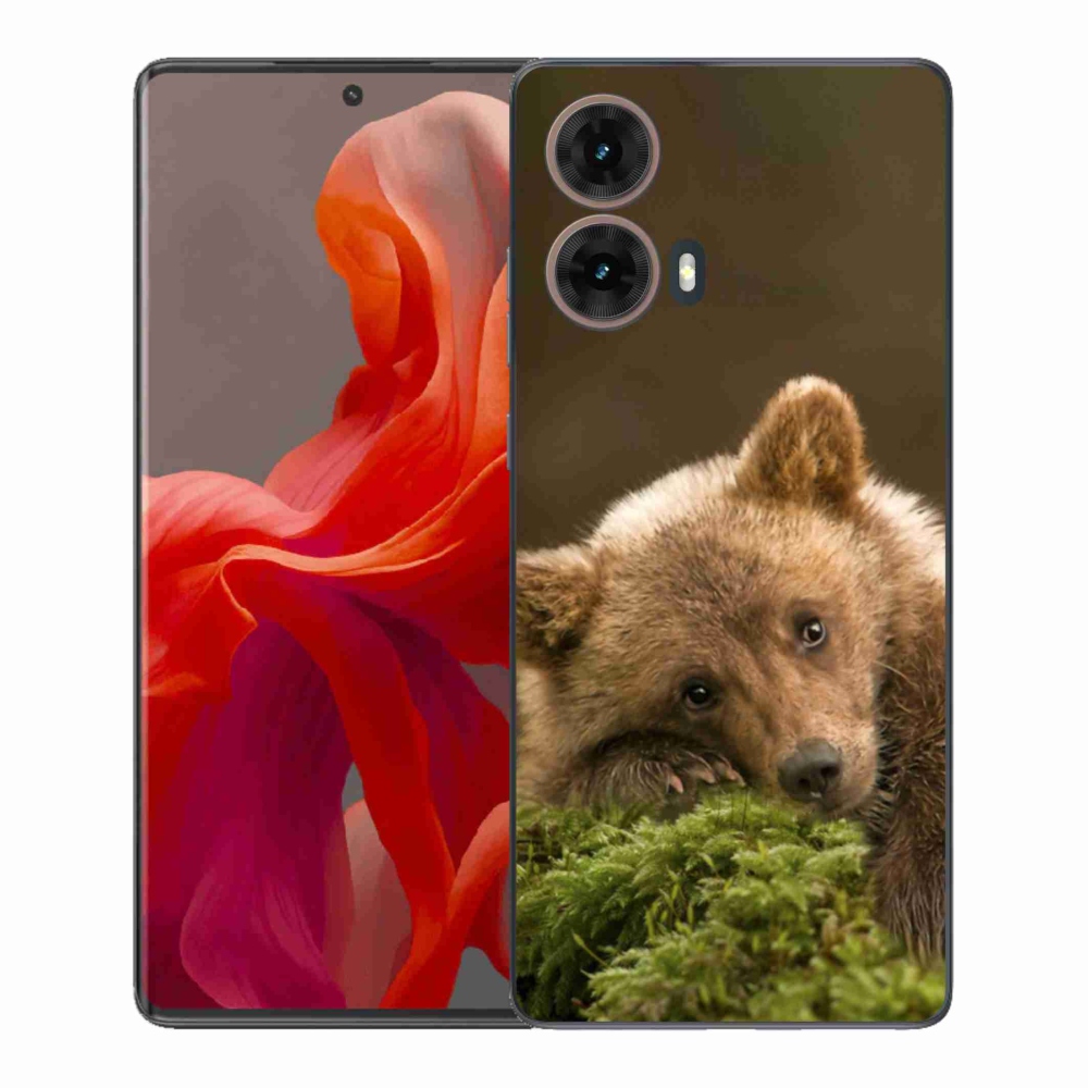 Gelový kryt mmCase na Motorola Moto G85 5G - medvěd
