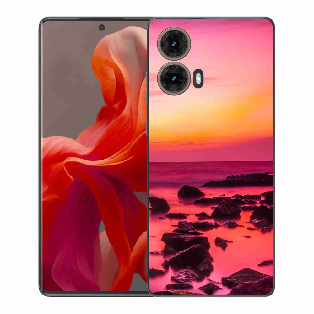 Gelový kryt mmCase na Motorola Moto G85 5G - moře a záře