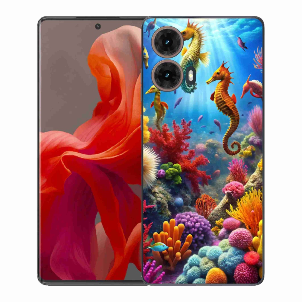 Gelový kryt mmCase na Motorola Moto G85 5G - mořský svět 3