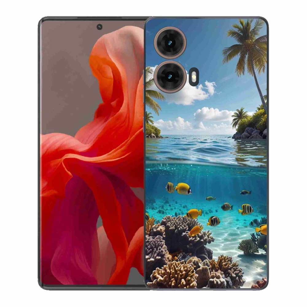 Gelový kryt mmCase na Motorola Moto G85 5G - mořský svět 4