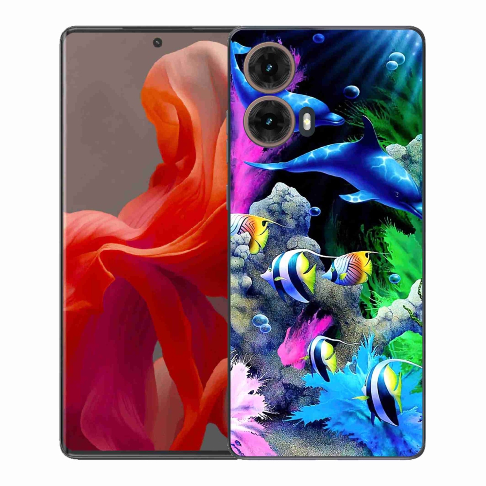 Gelový kryt mmCase na Motorola Moto G85 5G - mořský svět