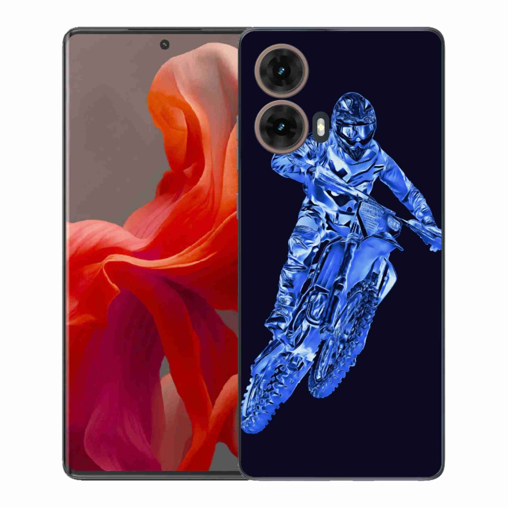 Gelový kryt mmCase na Motorola Moto G85 5G - motocross 1