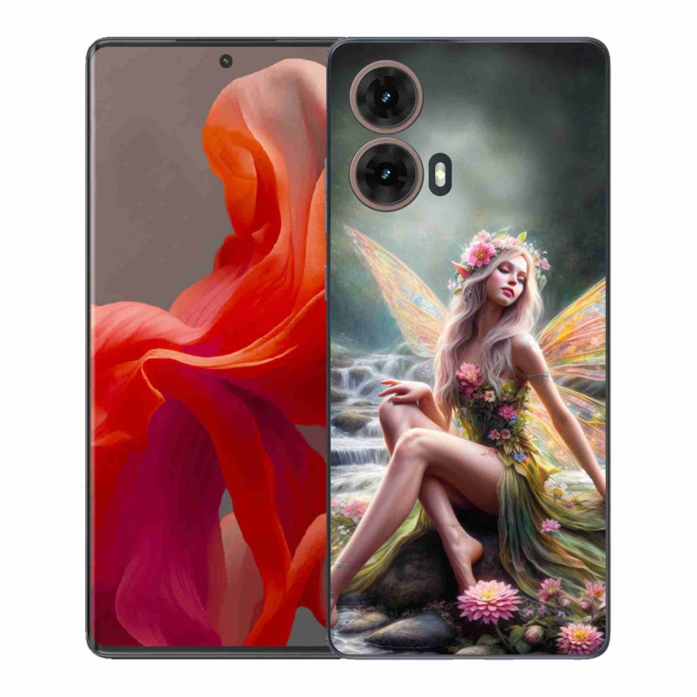 Gelový kryt mmCase na Motorola Moto G85 5G - motýlí žena 1