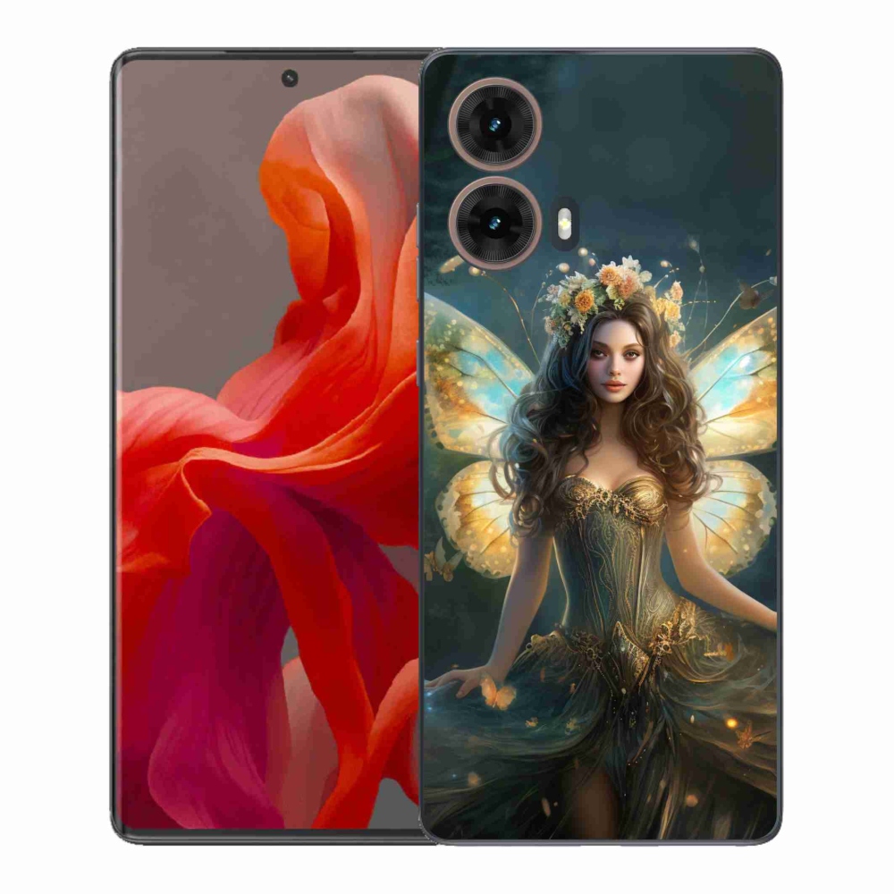 Gelový kryt mmCase na Motorola Moto G85 5G - motýlí žena