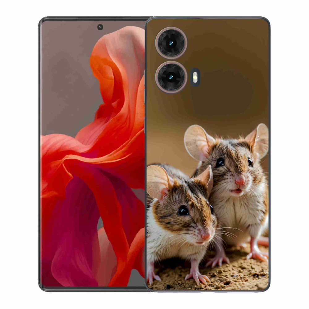 Gelový kryt mmCase na Motorola Moto G85 5G - myší duo