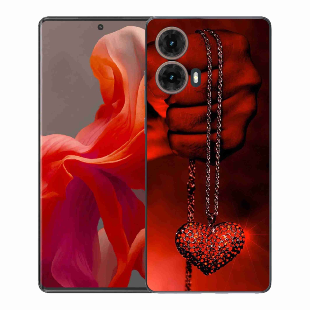 Gelový kryt mmCase na Motorola Moto G85 5G - náhrdelník