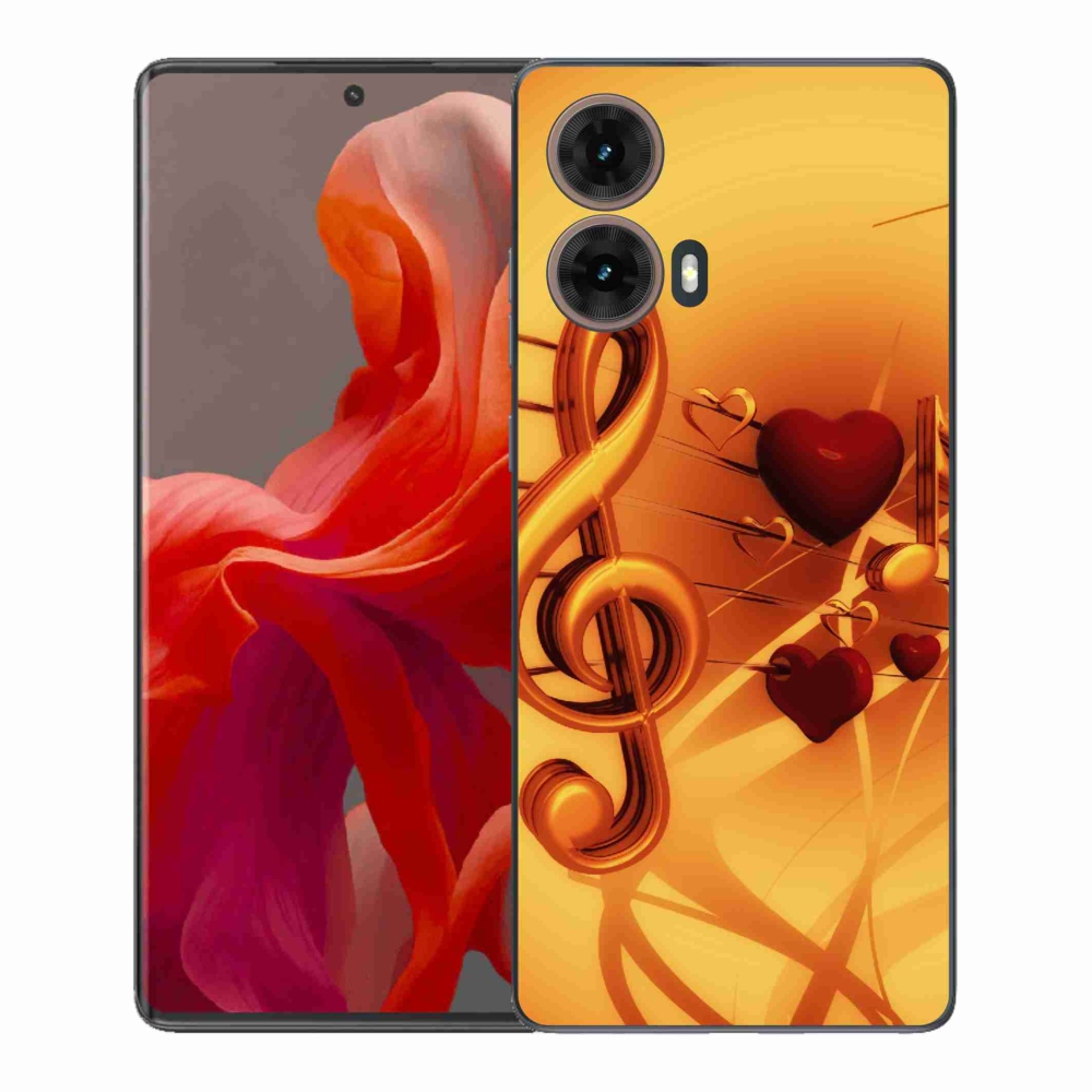 Gelový kryt mmCase na Motorola Moto G85 5G - noty