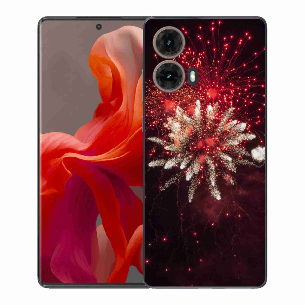 Gelový kryt mmCase na Motorola Moto G85 5G - ohňostroj