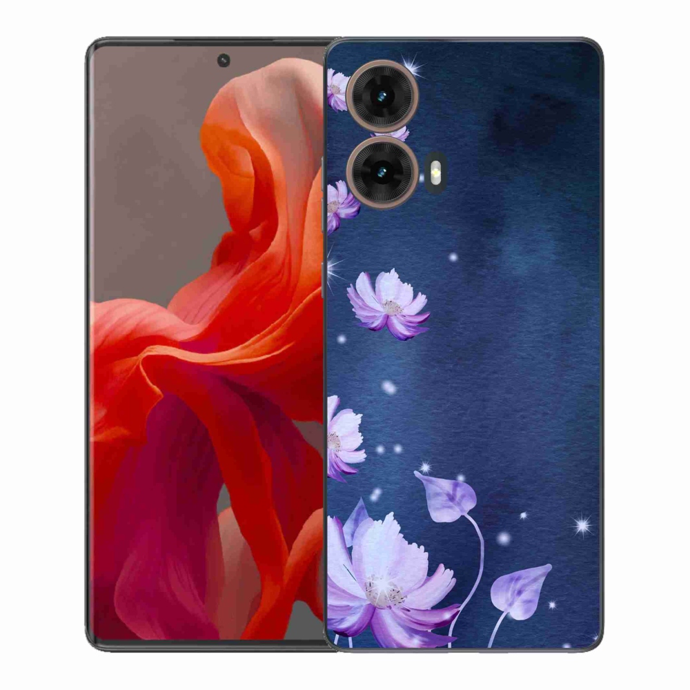 Gelový kryt mmCase na Motorola Moto G85 5G - padající květy