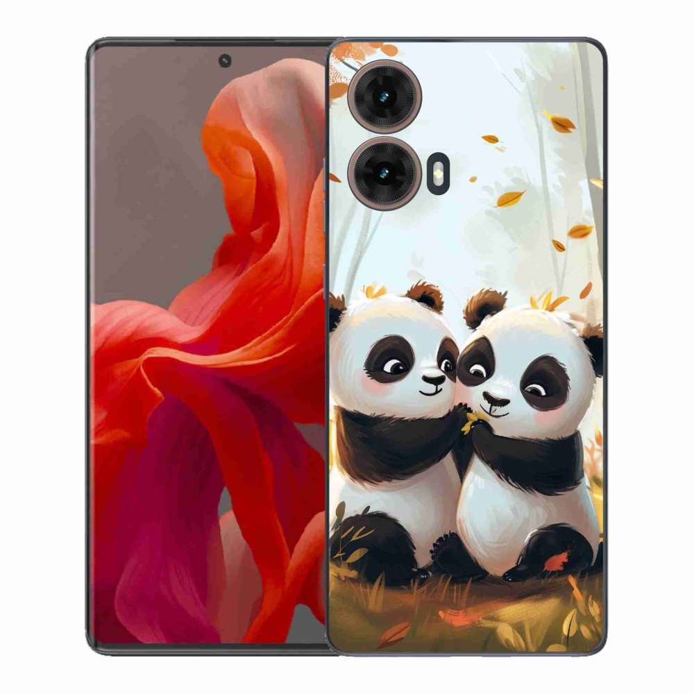 Gelový kryt mmCase na Motorola Moto G85 5G - pandy