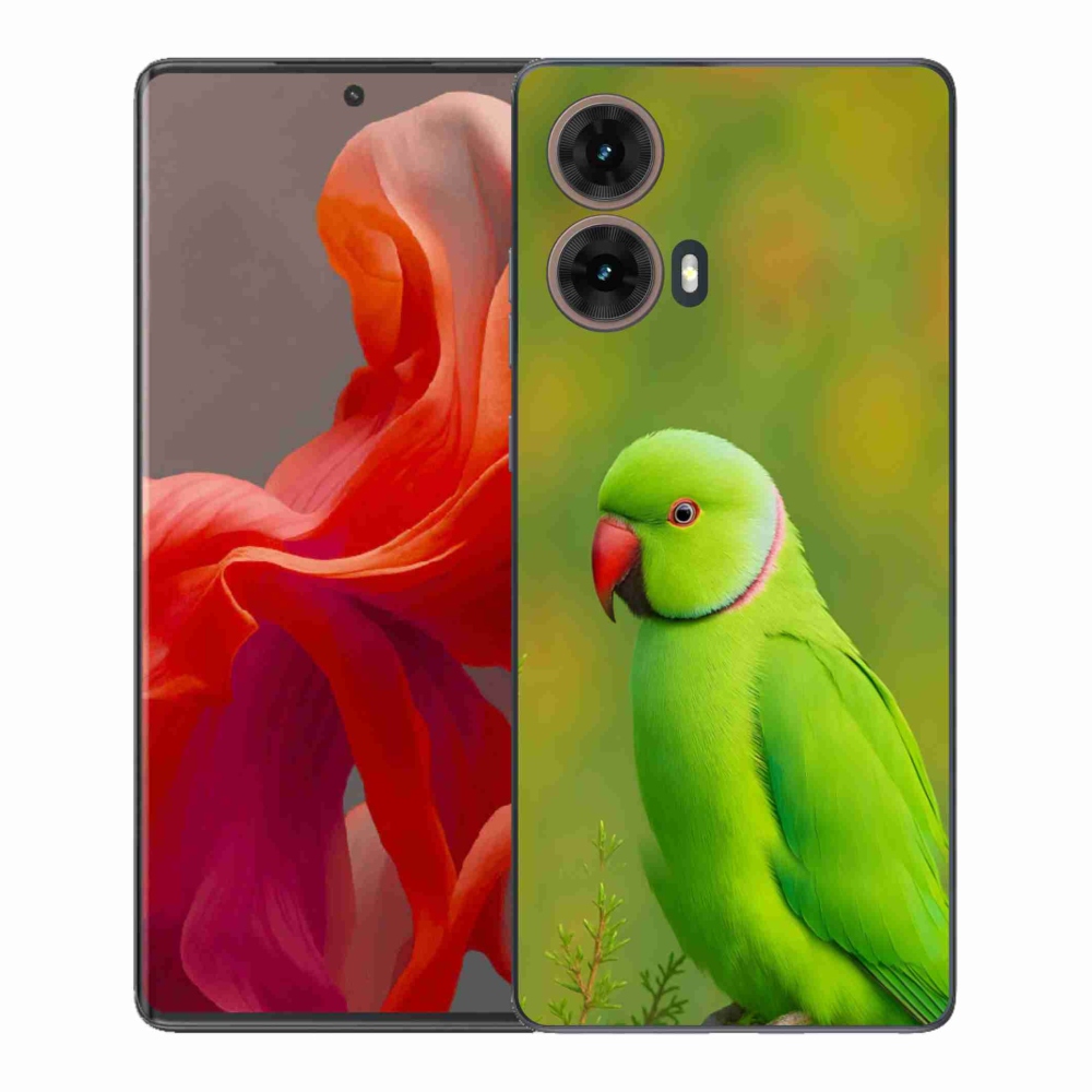 Gelový kryt mmCase na Motorola Moto G85 5G - papoušek alexandr 2