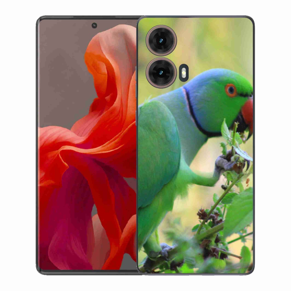 Gelový kryt mmCase na Motorola Moto G85 5G - papoušek alexandr