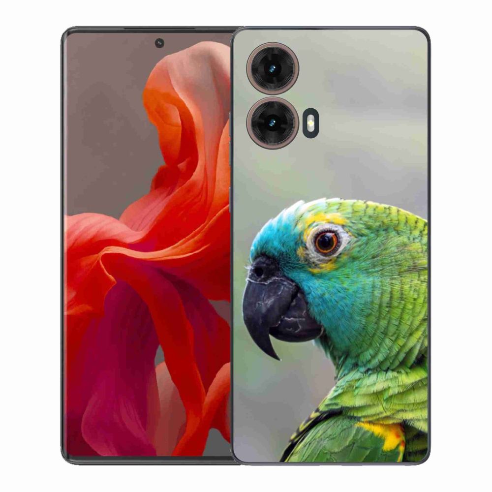 Gelový kryt mmCase na Motorola Moto G85 5G - papoušek amazoňan