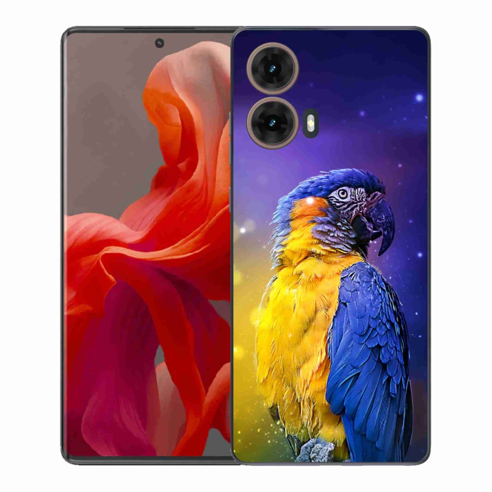 Gelový kryt mmCase na Motorola Moto G85 5G - papoušek ara 1