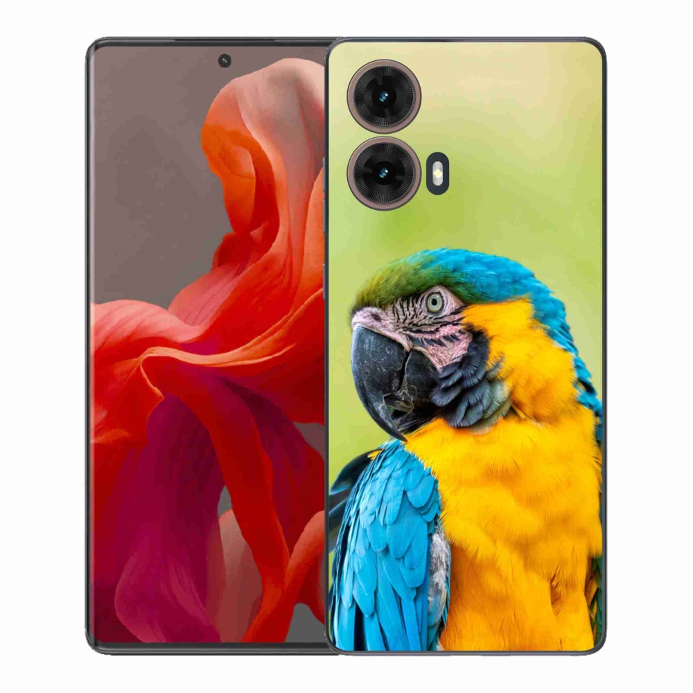 Gelový kryt mmCase na Motorola Moto G85 5G - papoušek ara 2