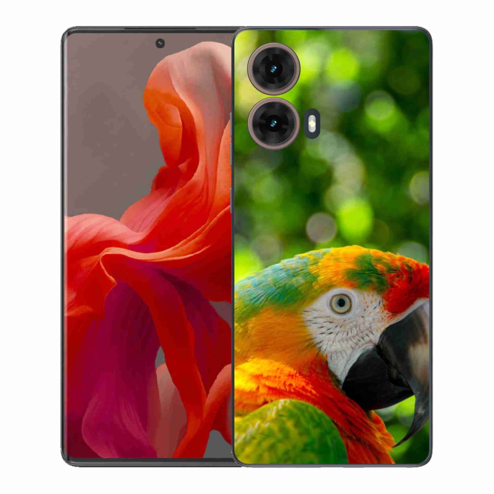 Gelový kryt mmCase na Motorola Moto G85 5G - papoušek ara 3