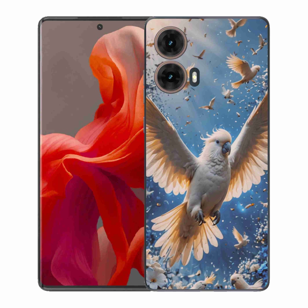 Gelový kryt mmCase na Motorola Moto G85 5G - papoušek kakadu