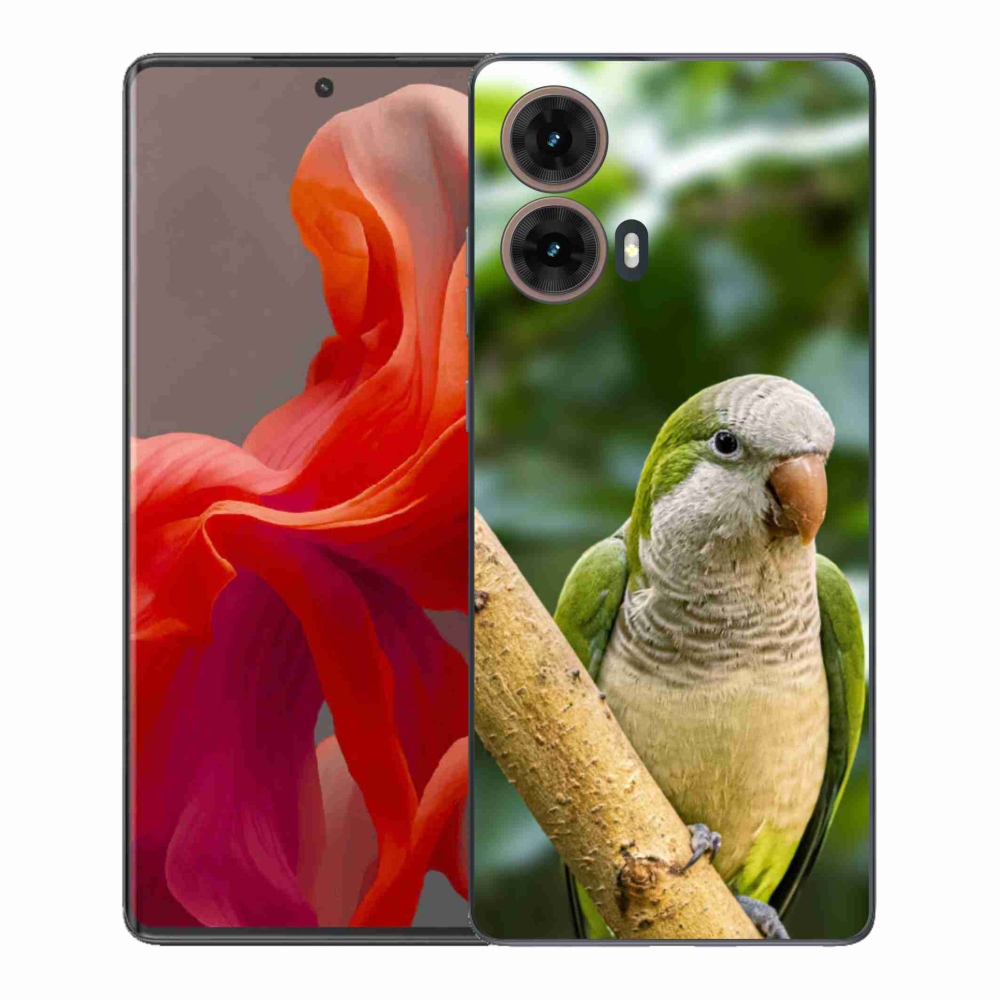 Gelový kryt mmCase na Motorola Moto G85 5G - papoušek mníšek