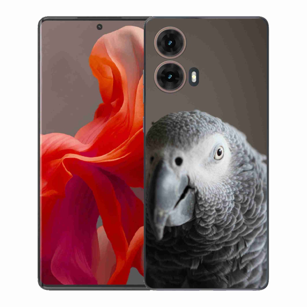 Gelový kryt mmCase na Motorola Moto G85 5G - papoušek žako 2