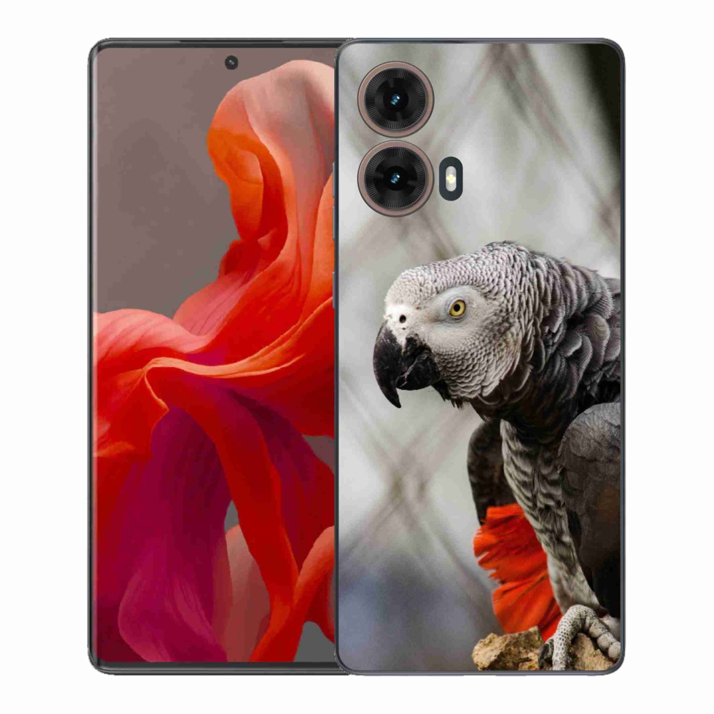 Gelový kryt mmCase na Motorola Moto G85 5G - papoušek žako 3
