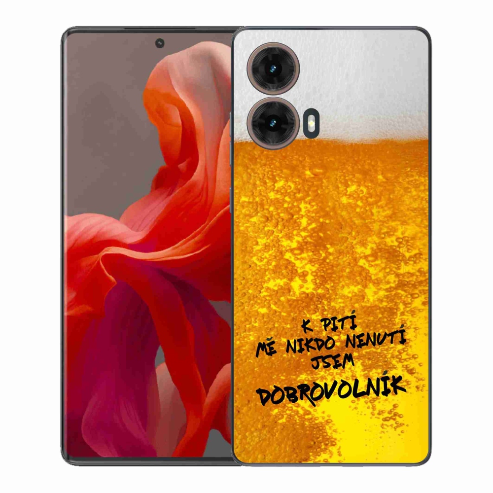 Gelový kryt mmCase na Motorola Moto G85 5G - pivní motiv 4