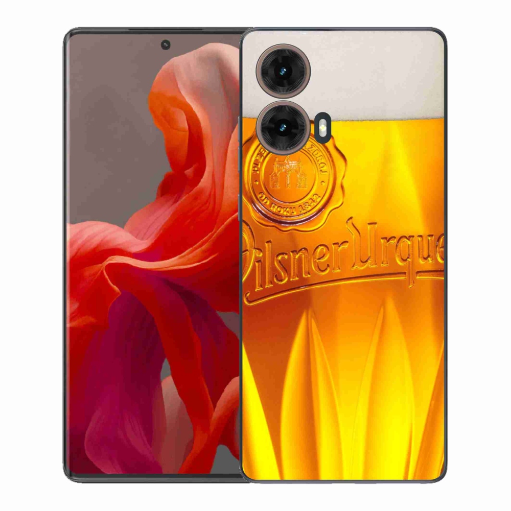 Gelový kryt mmCase na Motorola Moto G85 5G - pivo