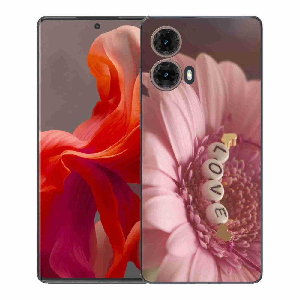 Gelový kryt mmCase na Motorola Moto G85 5G - přívěsek love