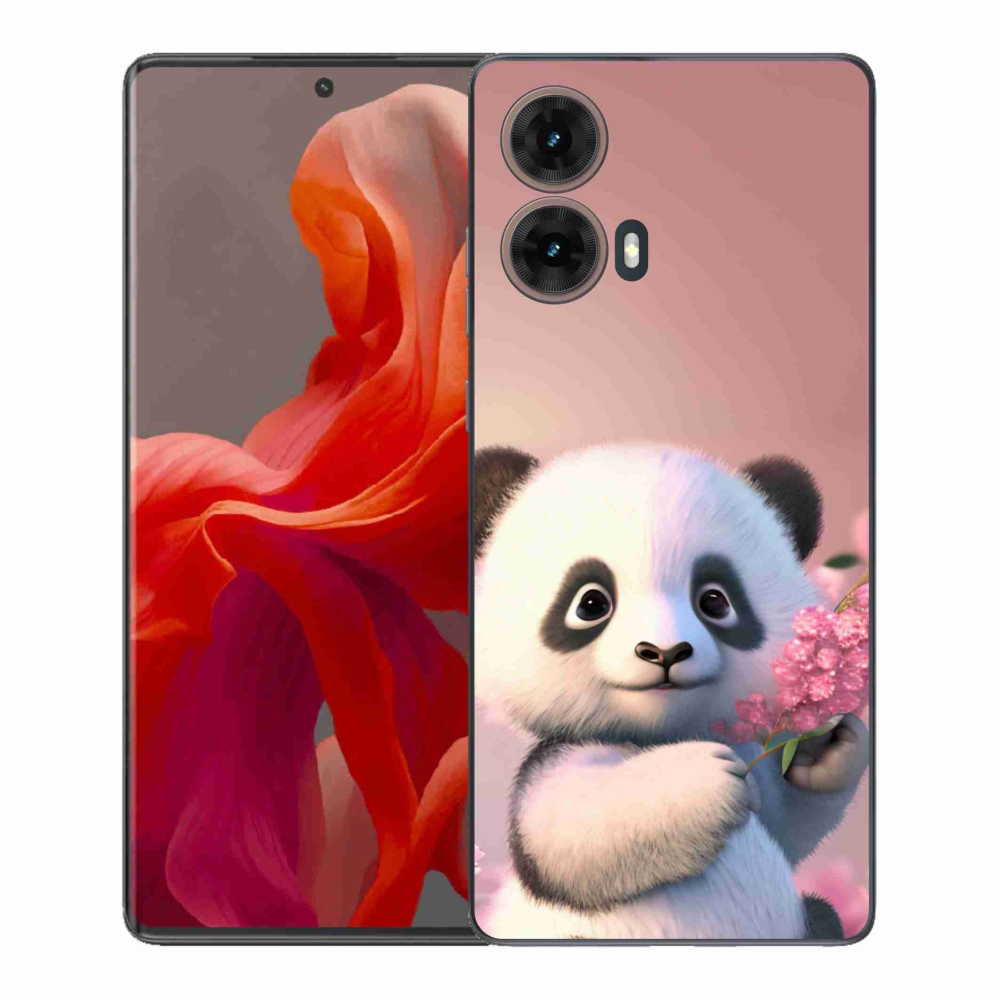 Gelový kryt mmCase na Motorola Moto G85 5G - roztomilá panda