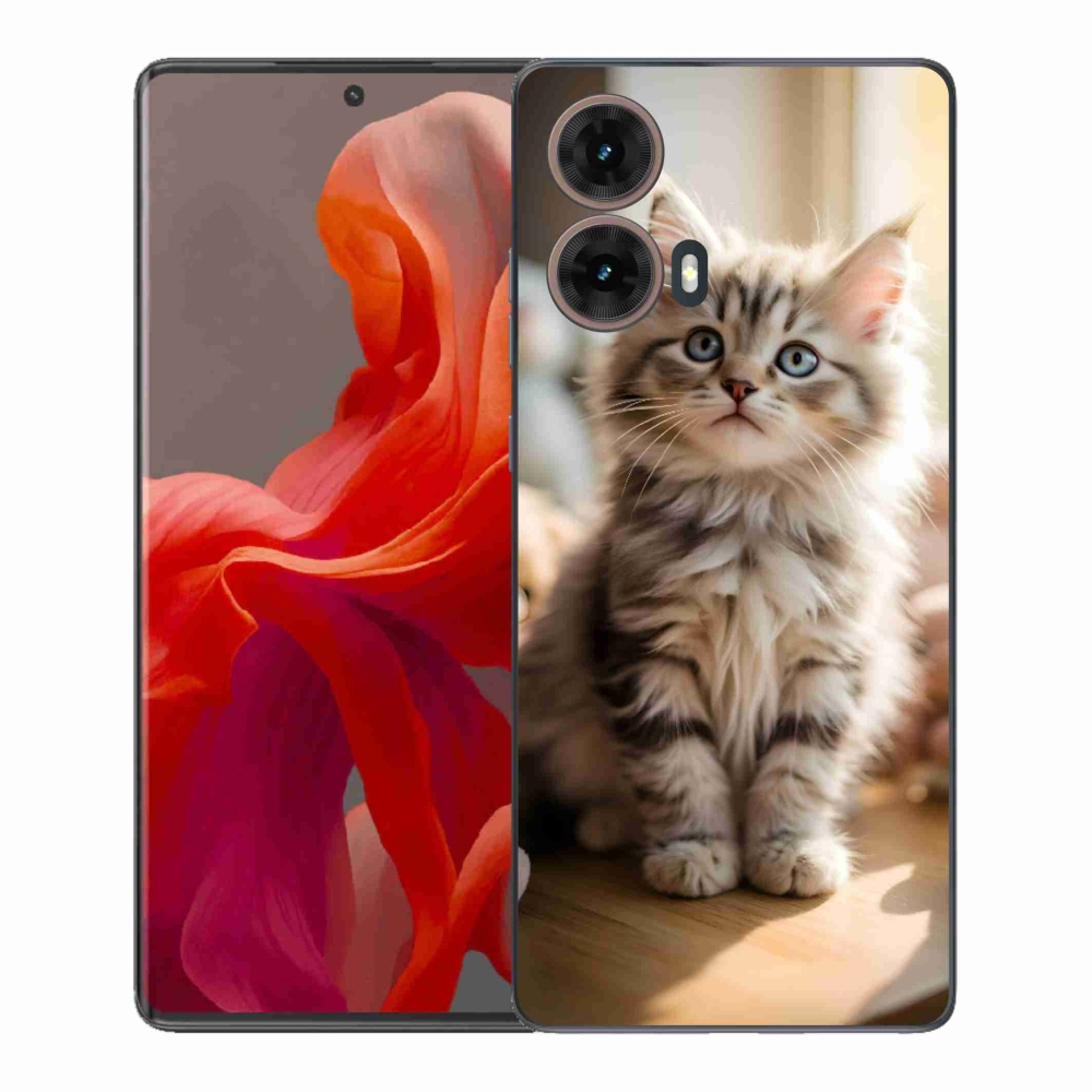 Gelový kryt mmCase na Motorola Moto G85 5G - roztomilé kotě 10
