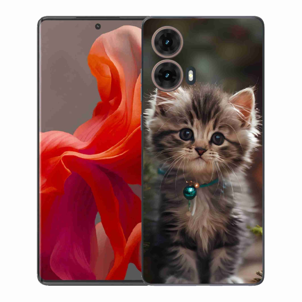 Gelový kryt mmCase na Motorola Moto G85 5G - roztomilé kotě 11