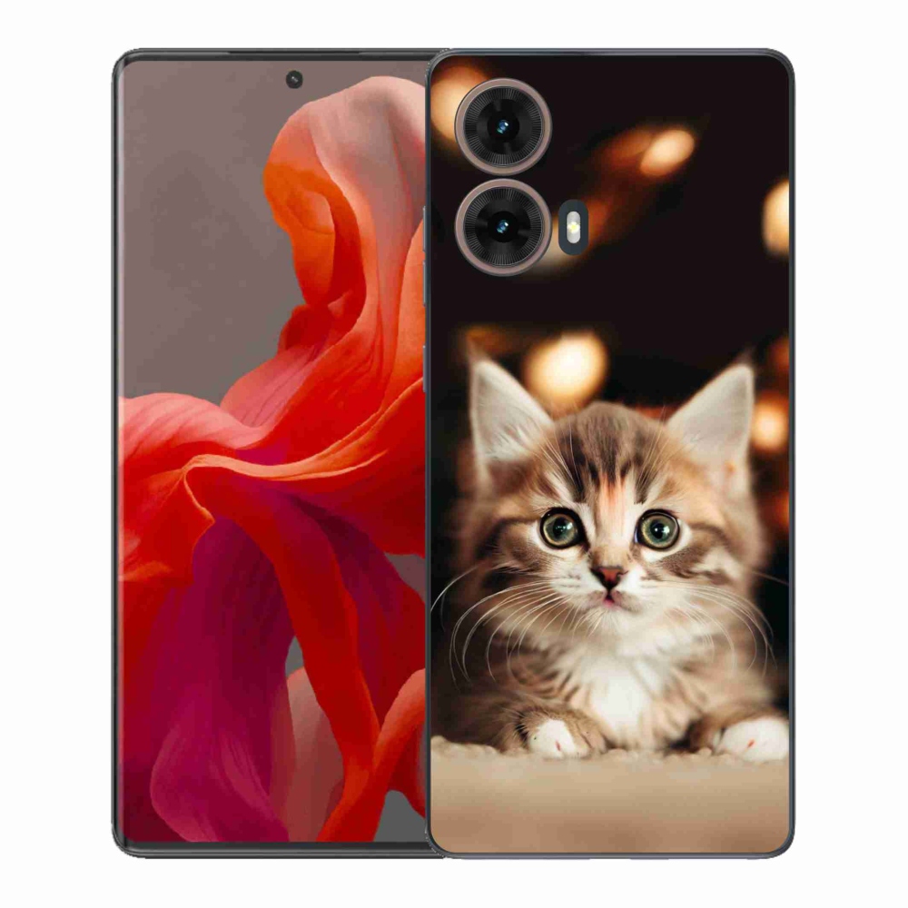 Gelový kryt mmCase na Motorola Moto G85 5G - roztomilé kotě 2