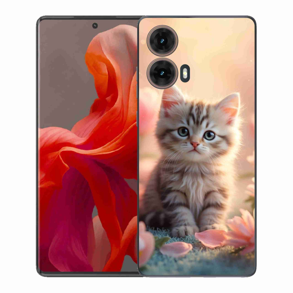 Gelový kryt mmCase na Motorola Moto G85 5G - roztomilé kotě 8