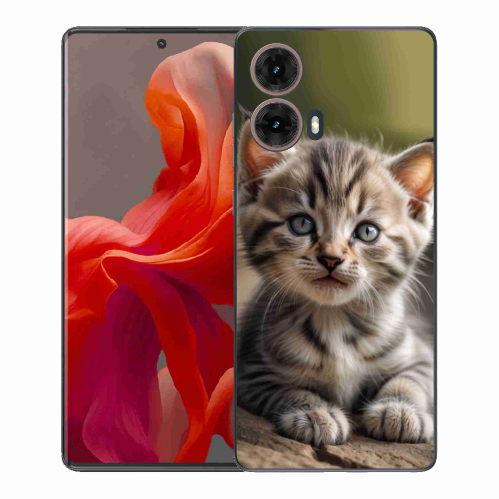 Gelový kryt mmCase na Motorola Moto G85 5G - roztomilé kotě 9