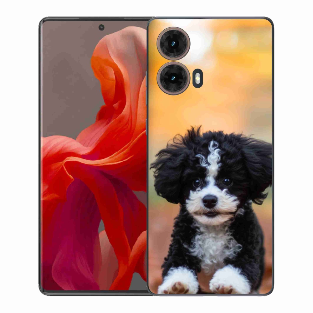 Gelový kryt mmCase na Motorola Moto G85 5G - roztomilé štěně 2
