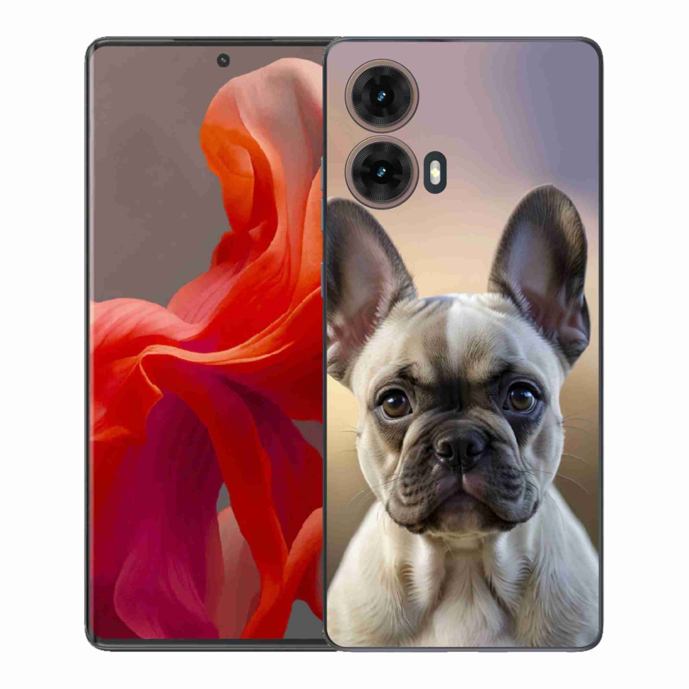 Gelový kryt mmCase na Motorola Moto G85 5G - roztomilý francouzský buldoček