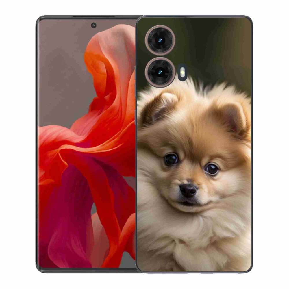 Gelový kryt mmCase na Motorola Moto G85 5G - roztomilý pomeranian 2