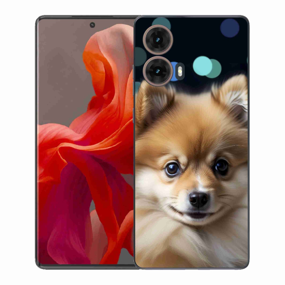 Gelový kryt mmCase na Motorola Moto G85 5G - roztomilý pomeranian