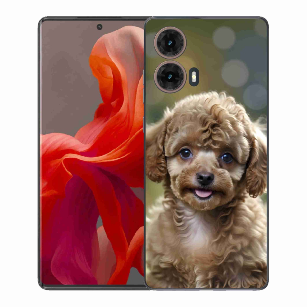 Gelový kryt mmCase na Motorola Moto G85 5G - roztomilý pudl