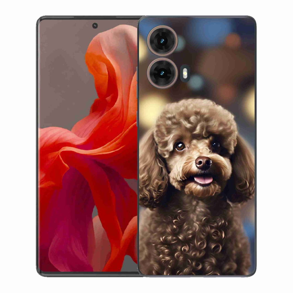 Gelový kryt mmCase na Motorola Moto G85 5G - roztomilý pudl