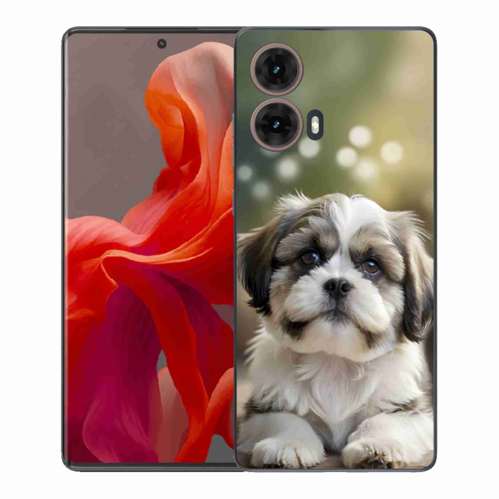 Gelový kryt mmCase na Motorola Moto G85 5G - roztomilý shih-tzu