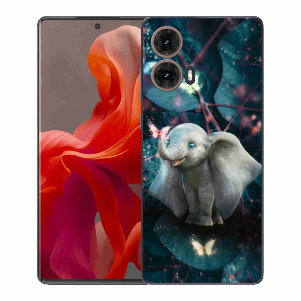 Gelový kryt mmCase na Motorola Moto G85 5G - roztomilý slon