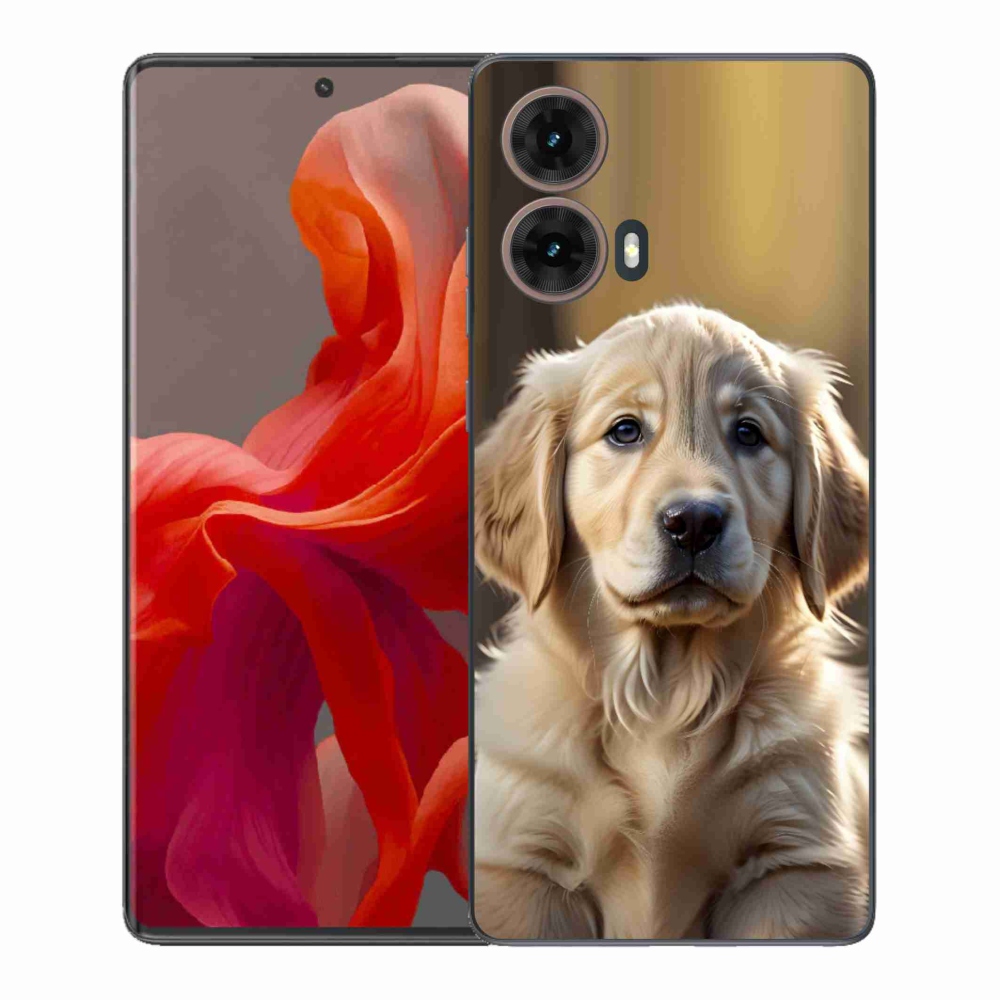 Gelový kryt mmCase na Motorola Moto G85 5G - roztomilý zlatý retrívr