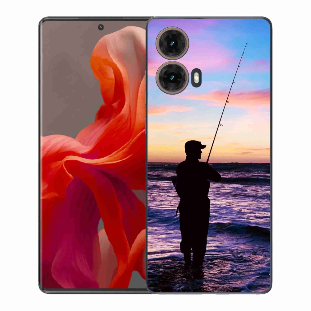 Gelový kryt mmCase na Motorola Moto G85 5G - rybaření 1