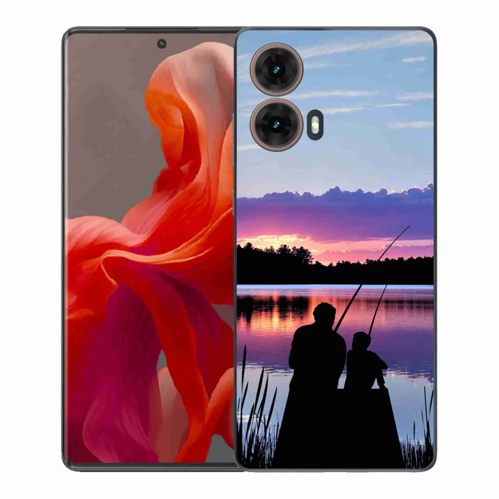 Gelový kryt mmCase na Motorola Moto G85 5G - rybaření 2