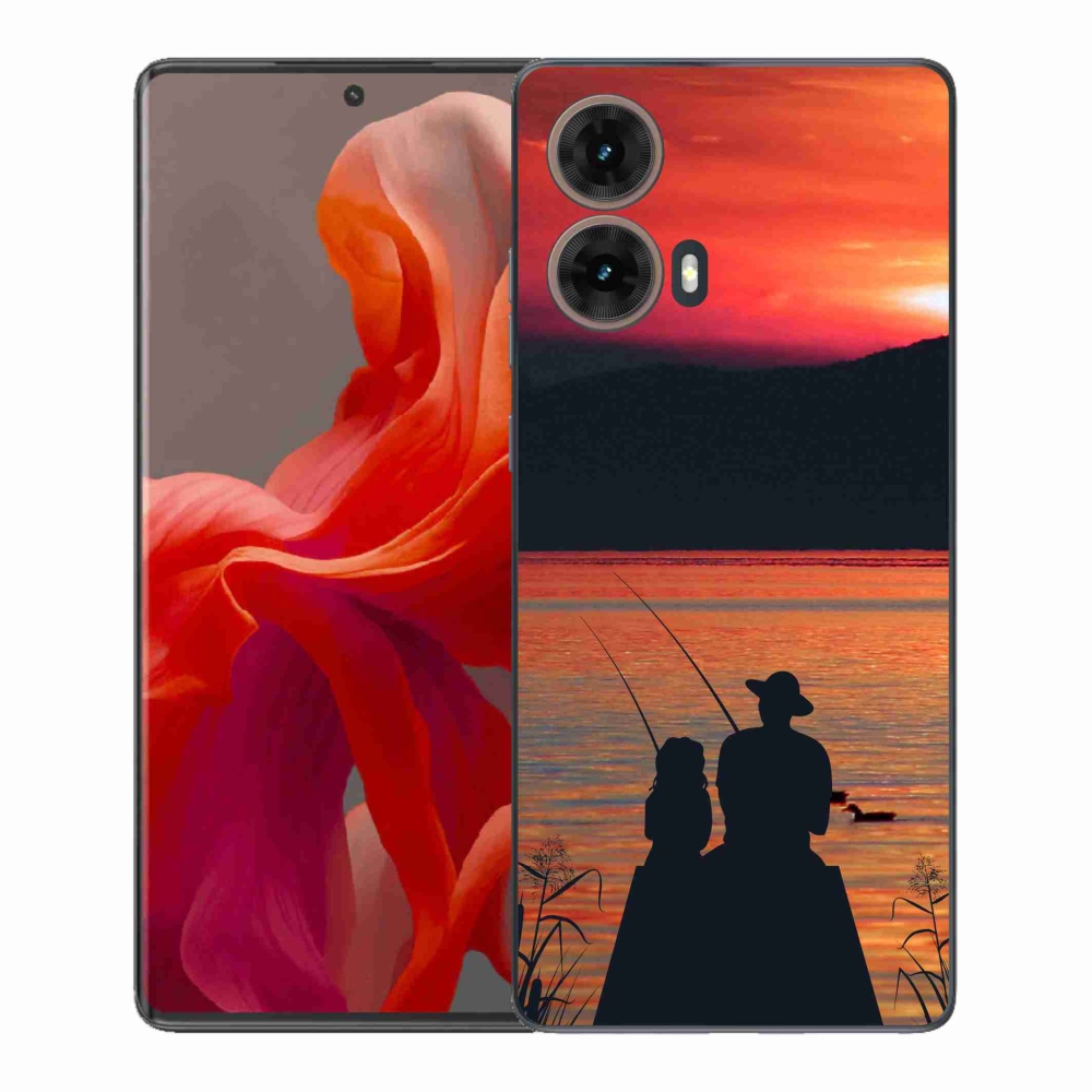 Gelový kryt mmCase na Motorola Moto G85 5G - rybaření 3