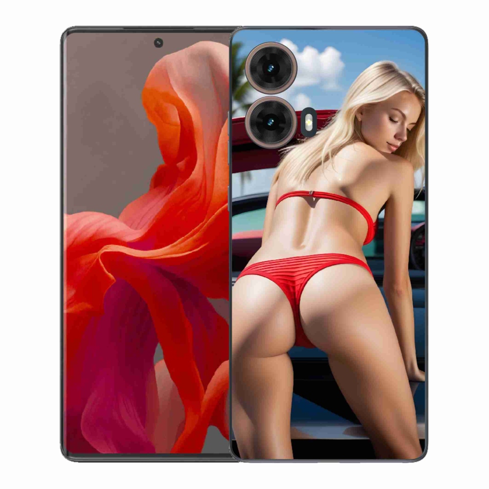 Gelový kryt mmCase na Motorola Moto G85 5G - sexy žena 2