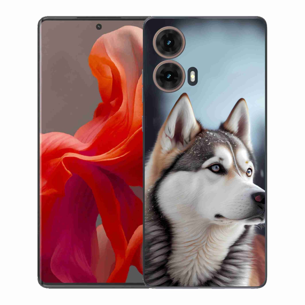 Gelový kryt mmCase na Motorola Moto G85 5G - sibiřský husky