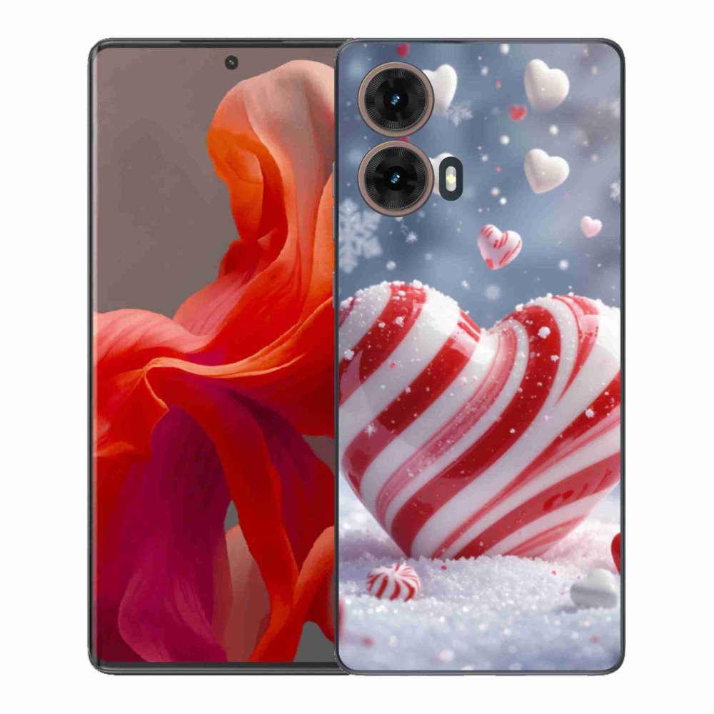 Gelový kryt mmCase na Motorola Moto G85 5G - sladké srdce