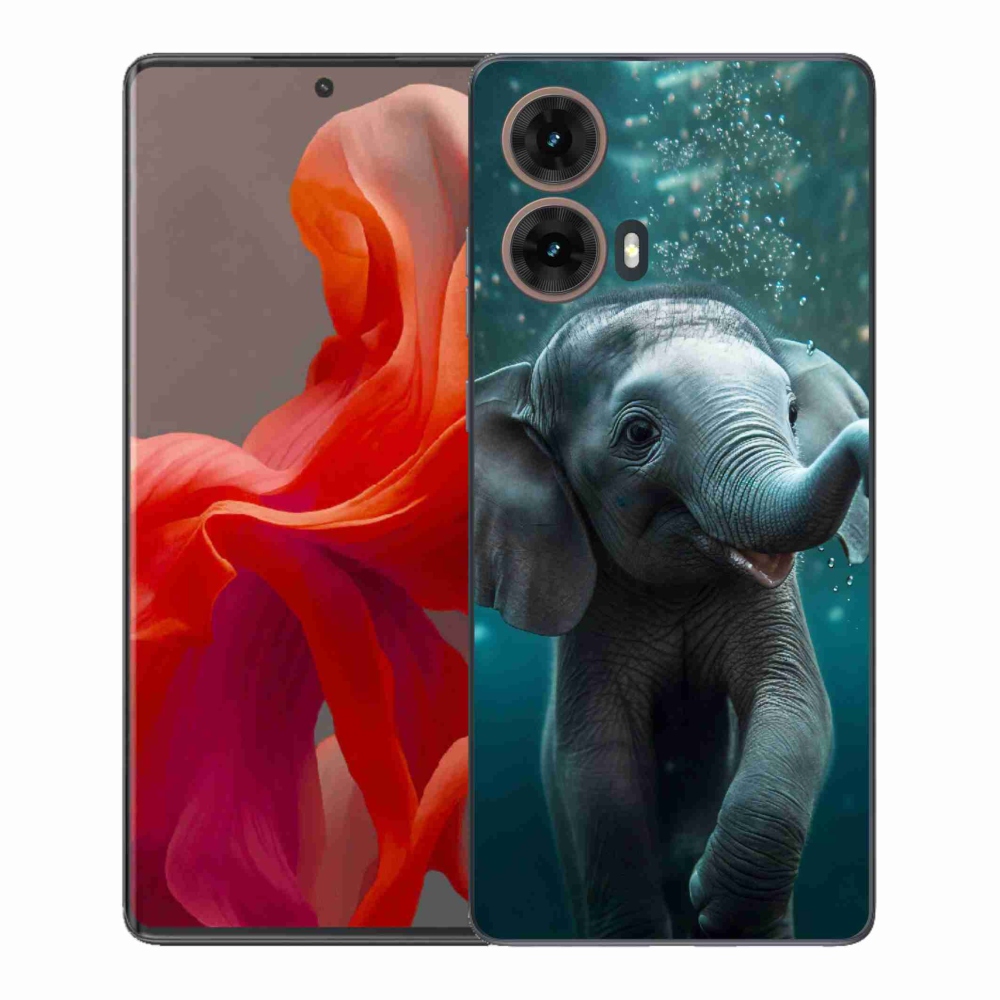Gelový kryt mmCase na Motorola Moto G85 5G - slůně pod vodou