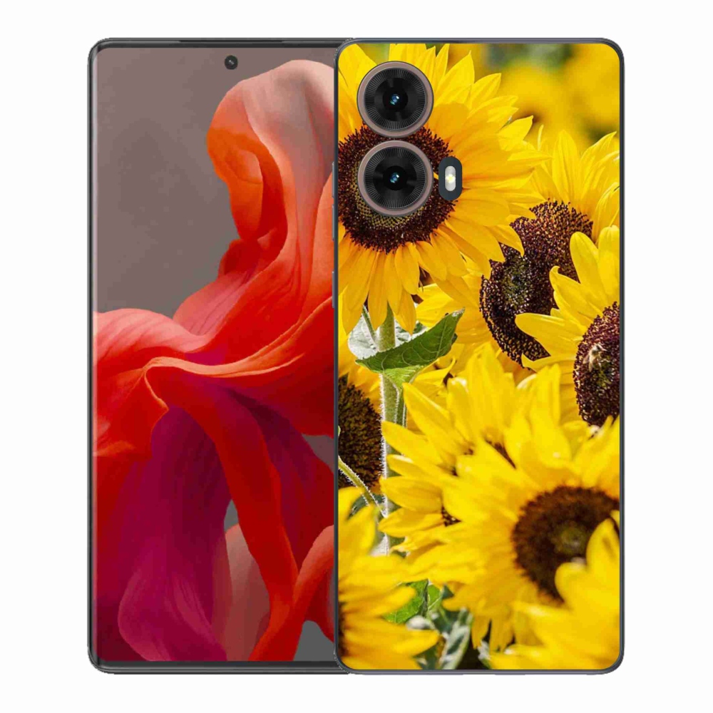 Gelový kryt mmCase na Motorola Moto G85 5G - slunečnice